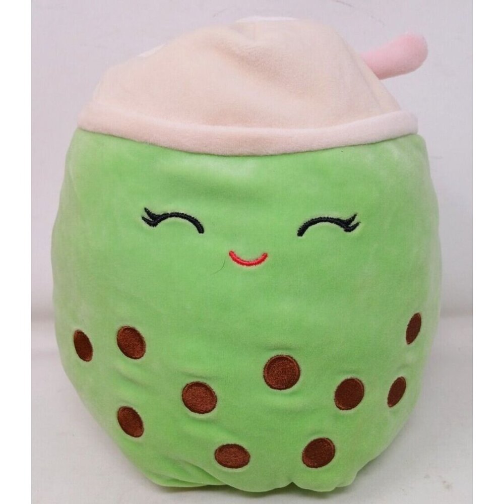 Squishmallow Sevda Green Boba 8" Flipa Mallows Soft Plush Foodie #D-44
